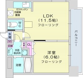 西２８丁目駅 徒歩7分 7階の物件間取画像